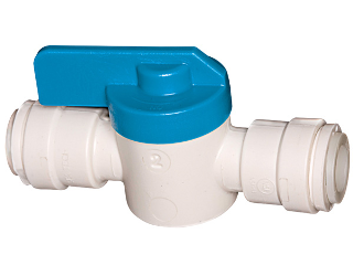 Quick Connect Male Stop Valve, 1/4 In x 1/4 In OD
