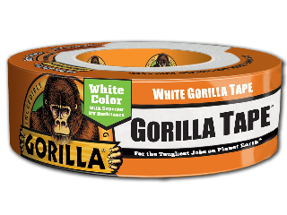 Gorilla White Duct Tape, 30 Yd