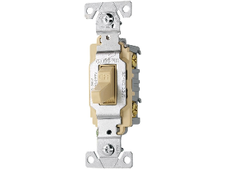 Commerical Side Wire Double Pole Switch Ivory