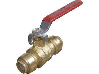 Brass Push-Fit Ball Valve, CTS x CTS (Sizes)