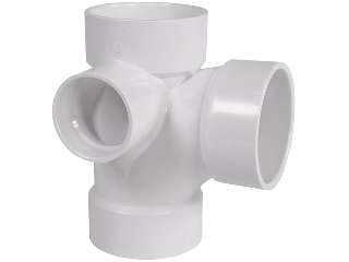 Sanitary Tee with Side Inlet 3 In x 3 In x 3 In x 2 In