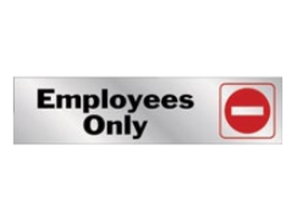 2 In x 8 In Mylar Self-Adhesive Sign