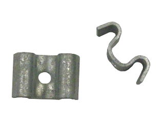 Galvanized Grating Clip, 7/16 In