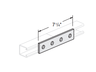 4 Hole Splice Plate