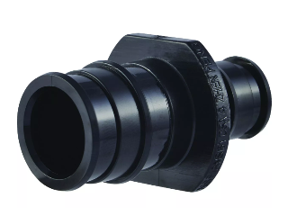 PEX-A Poly Reducer Coupling 3/4 In x 1/2 In, 5 Pk