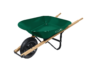 4 Cubic Feet Wood Handle Wheelbarrow