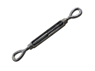 Turnbuckle Eye x Eye Carbon Steel Hot Dipped Galvanized 1/2 In x 12 In