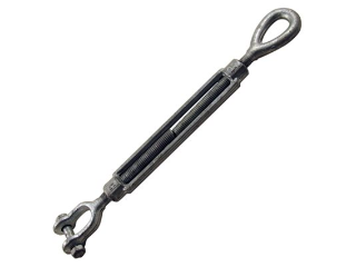 Forged Eye & Jaw Turnbuckle Galvanized, 1/2 In x 9 In