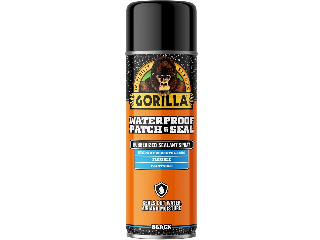 Gorilla Waterproof Black Rubberized Sealant Spray, 16 Oz