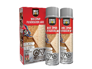 Wide Spray Insulation Foam Sealant 18 Oz, 2 Pack