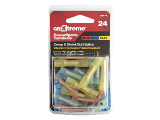 Crimp and Shrink Butt Slice 10-22 AWG, 24 Pk