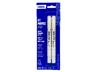 Quik Stik White Mini Marker, 2 Pk
