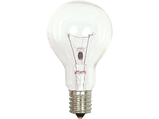 Clear A15 Ceiling Fan Light Bulb 40 Watt, 2 Pack