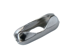 Ball Chain Connector #6, Chrome Plated Brass