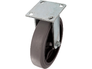 Thermoplastic Rigid Plate Caster, 700 Lb, 8 In