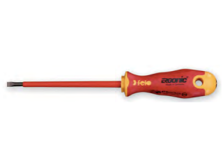 Felo Slotted Insulated Screwdriver 4 In, (Sizes)