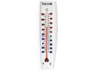 Indoor/Outdoor Curved Thermometer