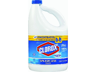 Clorox Splash Less Concentrated Liquid Bleach, 116 Oz