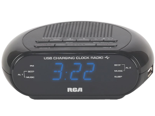 USB Charging Clock Radio