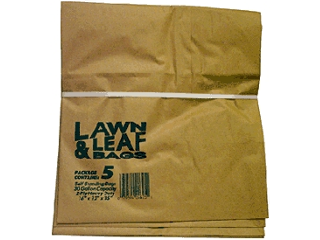 Lawn Leaf Paper Bag 30 Gallon 5 Pack
