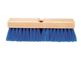 Acid Proof Deck Scrub Brush Extra Stiff Plastic Bristle 10 In