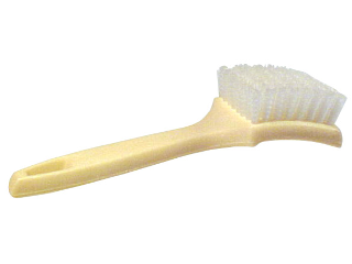 Square Head Clear Nylon Bristle Cleaning Brush