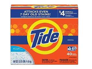 Tide Powder Laundry Detergent, 56 Oz