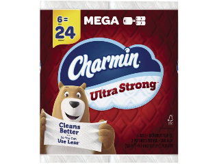 Charmin Ultra Strong Mega Roll Bathroom Tissue, 6 Pack
