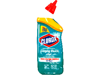 Toilet Bowl Gel Cleaner With Bleach, 24 Oz