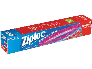 Ziploc Seal Top Bags, Storage, 2 Gallon - 12 bags