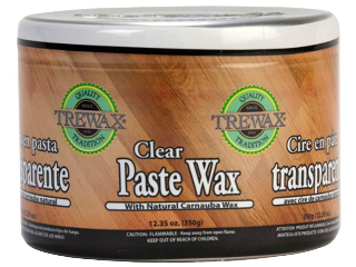 Trewax Clear Paste Wax, 12.35 Oz