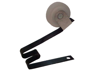 Wheel Spring "W" Shaped 1" Nylon Roller