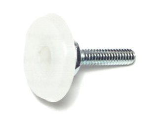 Furniture Glide 1/4-20 x 1 Inch Stud Natural Nylon