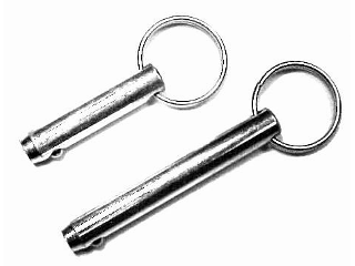 Cotterless Hitch Pins Zinc Steel, 3/8 In