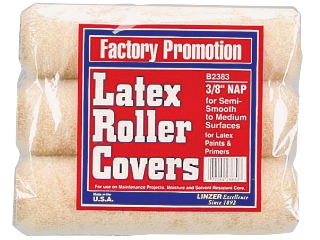 Linzer Roller Cover 9 In x 3/8 In, 3 Pk