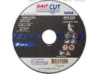Contaminant Free Cutting Wheel, 4-1/2 In x 1/16 In