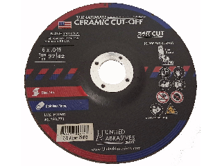 The Ultimate Ceramic Cutting Wheel, 6 In x .045 In x 7/8 In Arbor