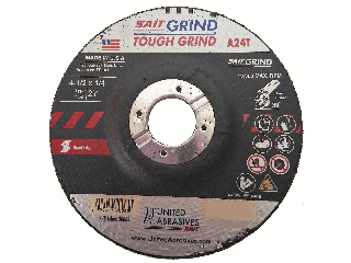 Sait Tough Grind Cutting Wheel, 4 1/2 In x 1/4 In x 7/8 In Arbor