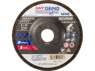 Sait Grind Contaminant -Free Cutting Wheel, 4 1/2 In x 1/4 In x 7/8 In Arbor