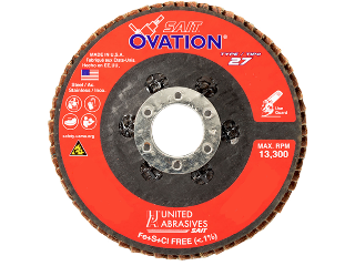 Ovation Plus High Density Flap Disc, 7 In (Grit)