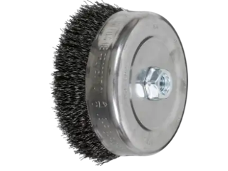 PSF Carbon Steel Crimped Wire Cup Brush, 6 In
