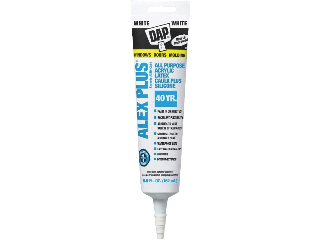 Latex Caulk Plus Silicone Alex Plus 6 Oz White