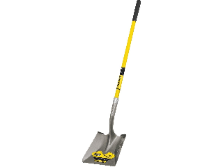 Truper Fiberglass Handle Cushion Grip,  48 In