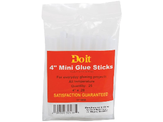 Mini Glue Sticks 4 In 25 Per Bag