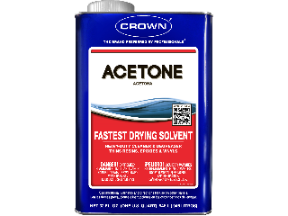 Acetone Quart  Metal Container