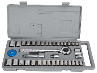 Vulcan Ratchet & Socket Set, 40 Pc
