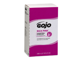 GOJO Rich Pink Antibacterial Lotion Soap Refill