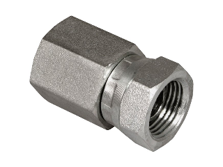 Hydraulic Hose Adapter 1/4 In FPT x 1/4 In Swivel FPT