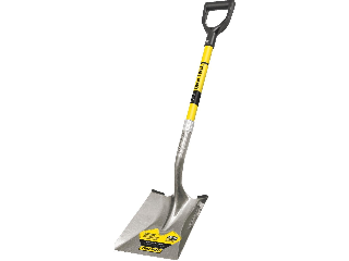 Truper Fiberglass D-Handle Square Point Shovel, 29 In