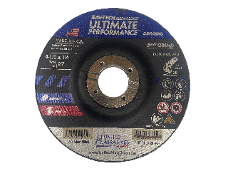 Ultimate Performance Ceramic Grind Wheel, 4-1/2 In x 1/4 In x 7/8 In Arbor